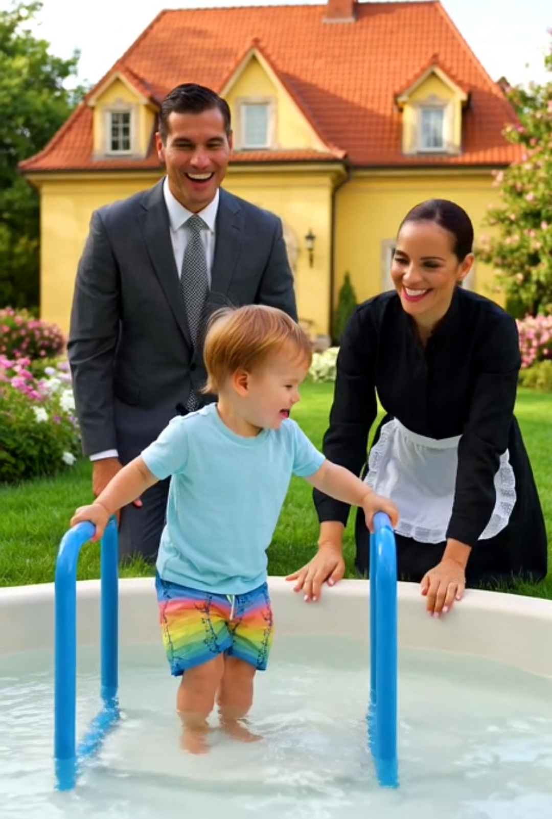 A father came home earlier than expected… and what he found when he saw his disabled son in the water shattered everything he thought he knew about love, loss, and loyalty…