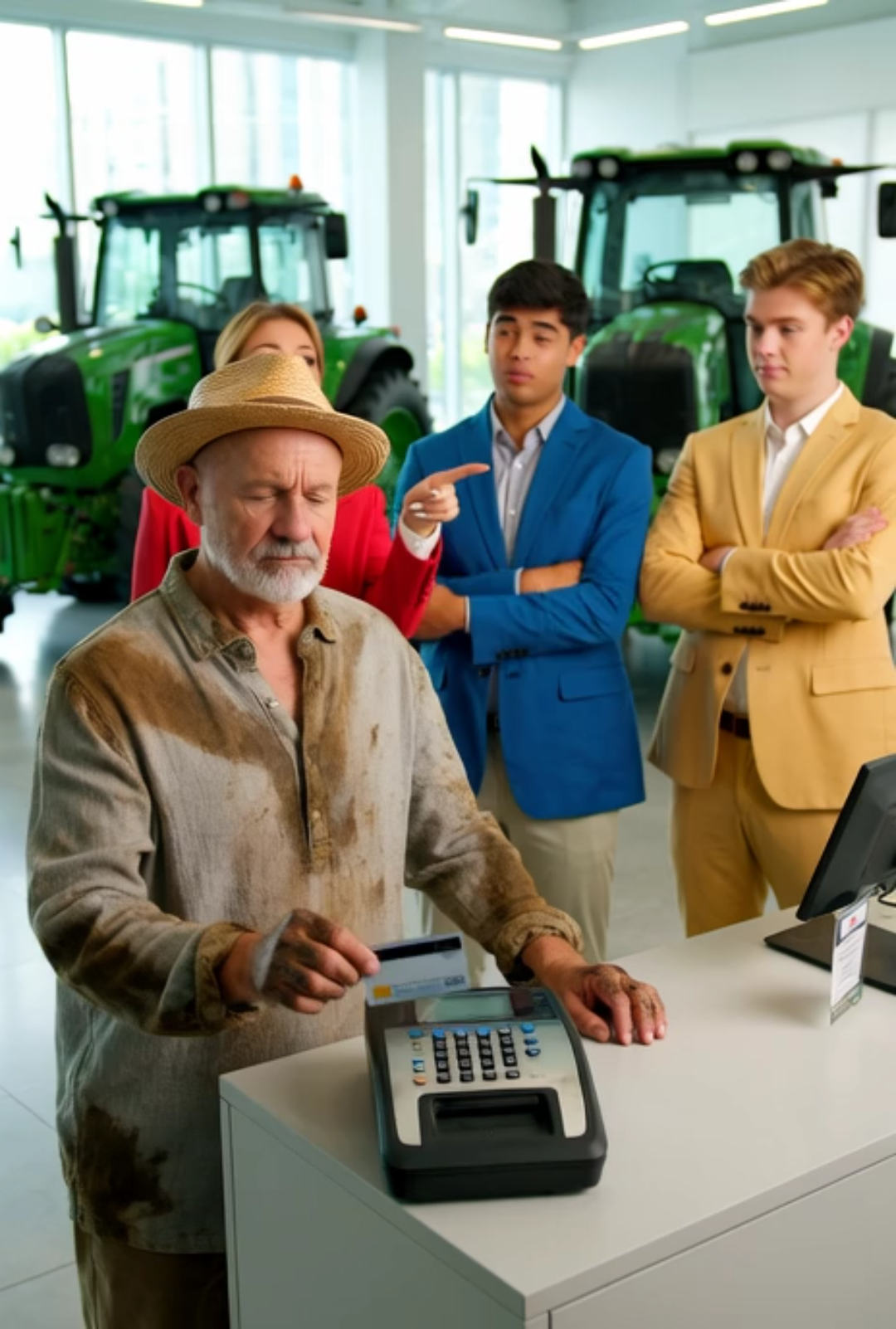 They Mocked the Farmer… Until His Card Changed Everything