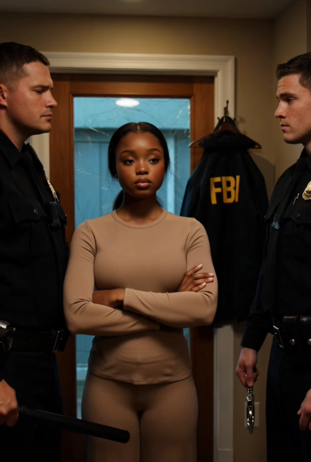 They Kicked in Her Door at 2 A.M. Thinking She Was an Easy Target. When They Saw the FBI Jacket on the Wall, the Silence Was Deafening...2026