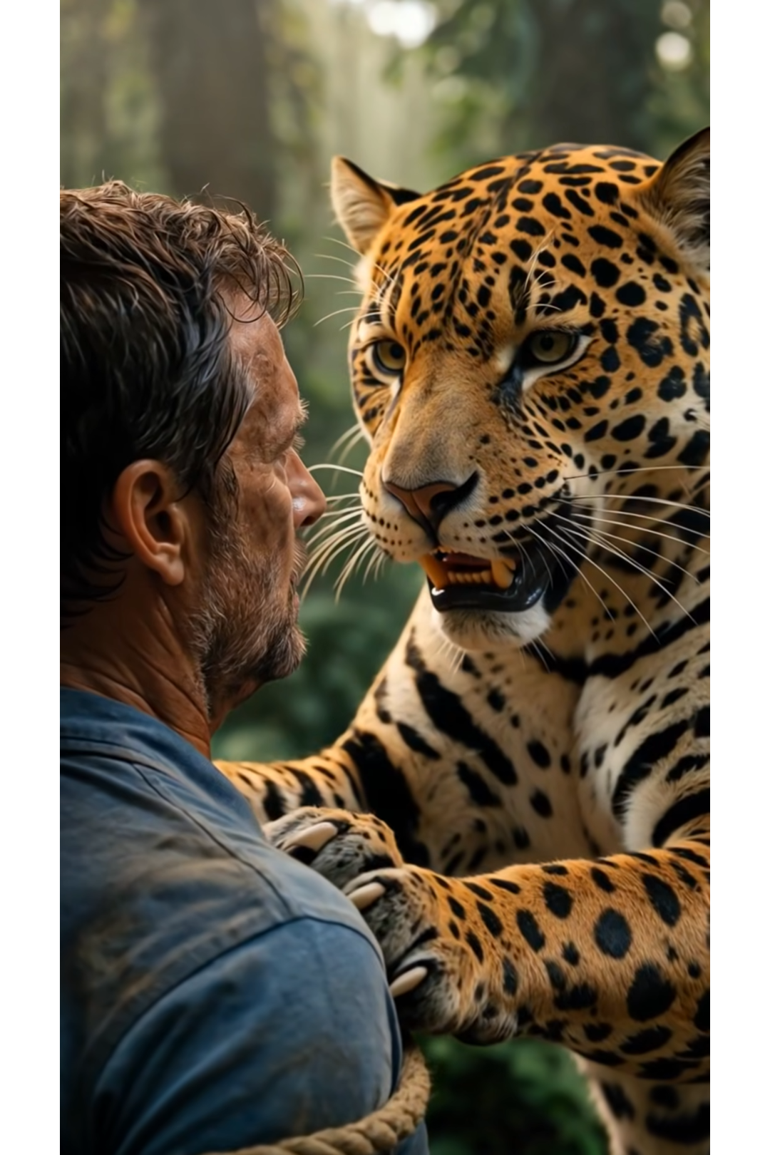 “A Jaguar Found a Man Tied to a Tree… What It Did Next Was Unbelievable”