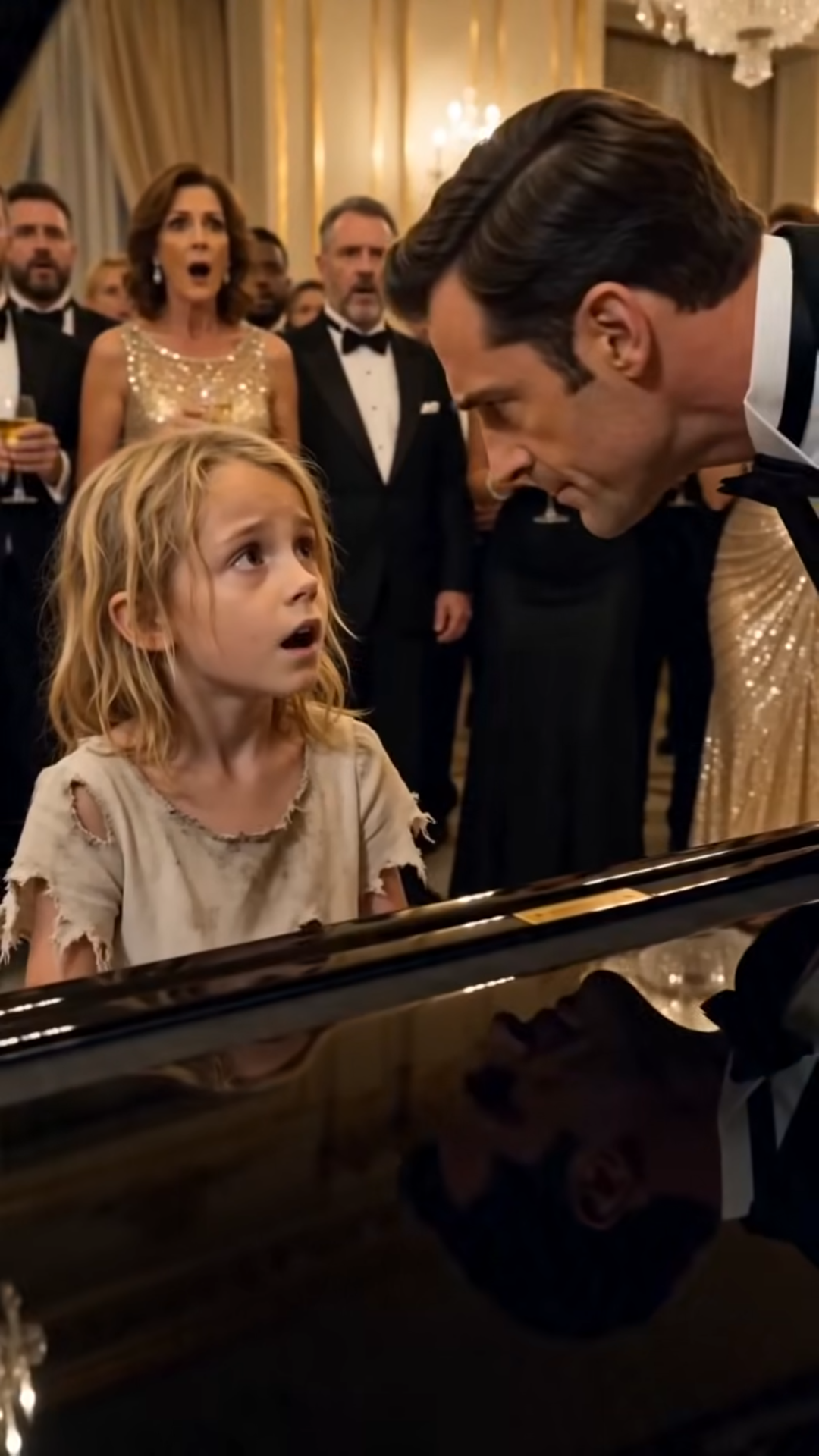 “The Girl Who Played for Food—and Exposed the Truth They Buried”