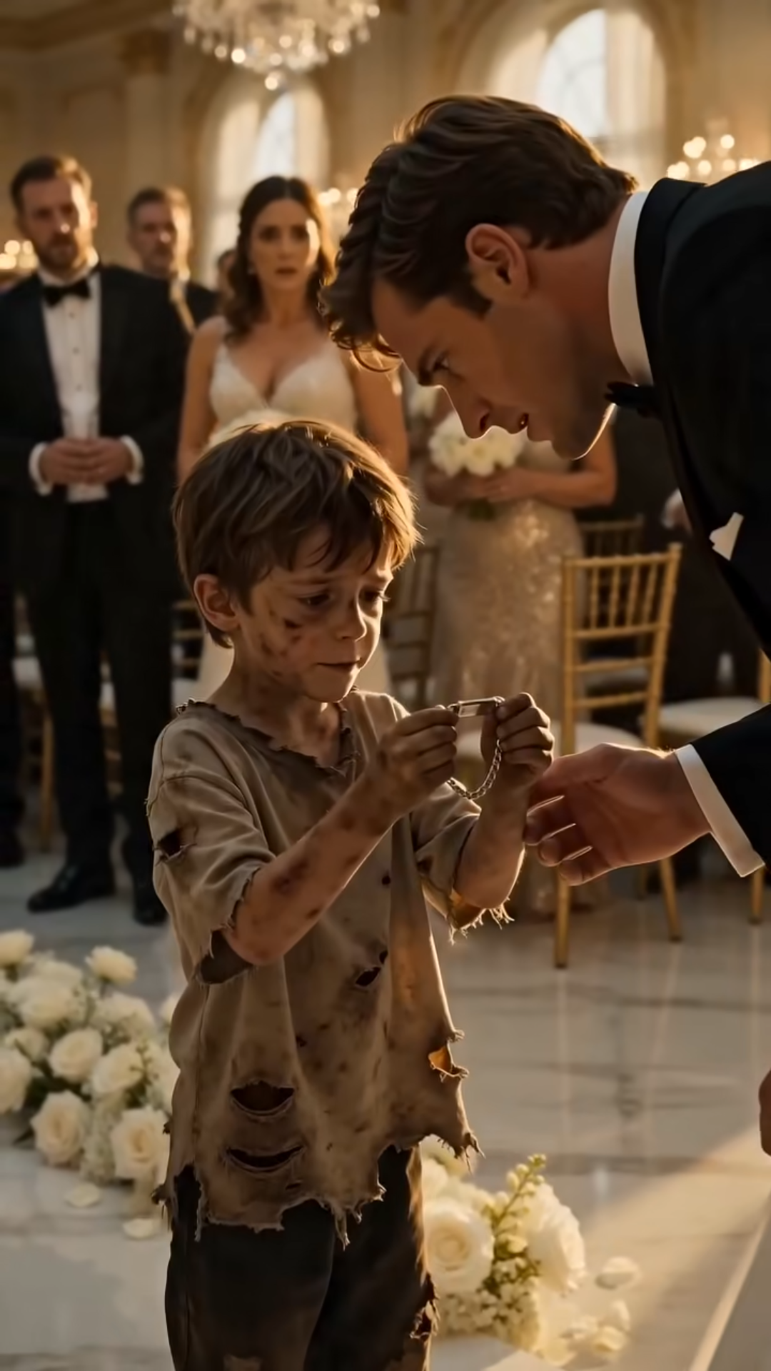 The Boy Who Stopped the Wedding—And Exposed the Groom’s Secret
