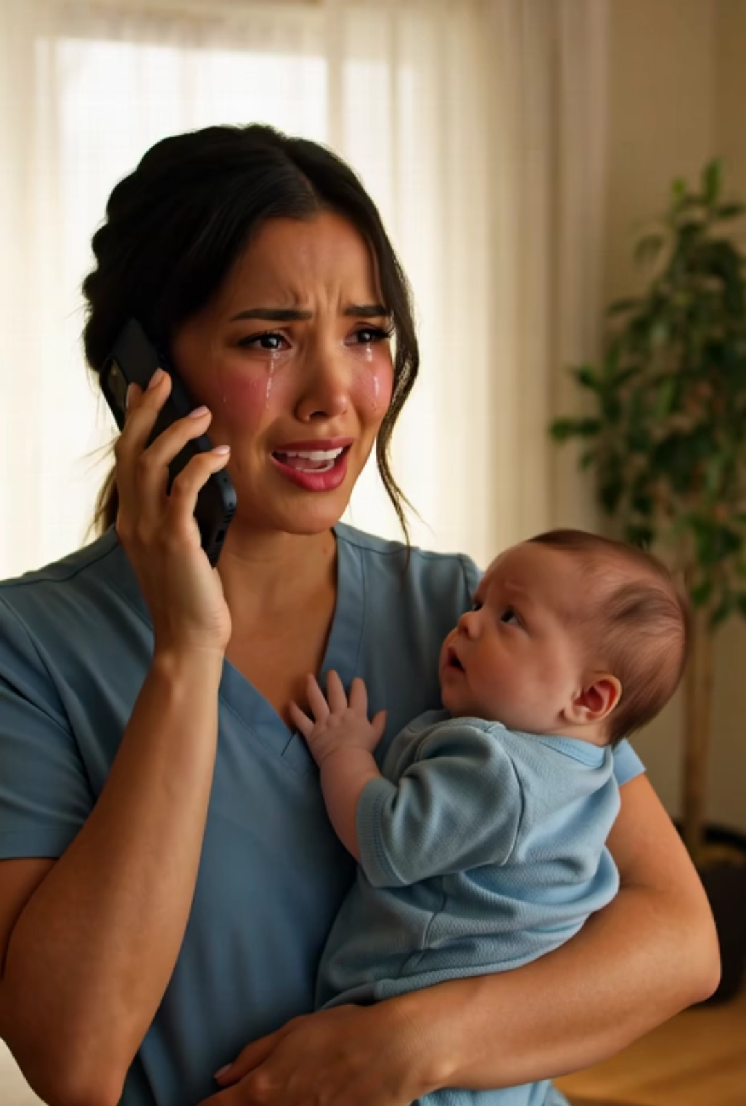 Title: When He Heard Her Crying in the Kitchen