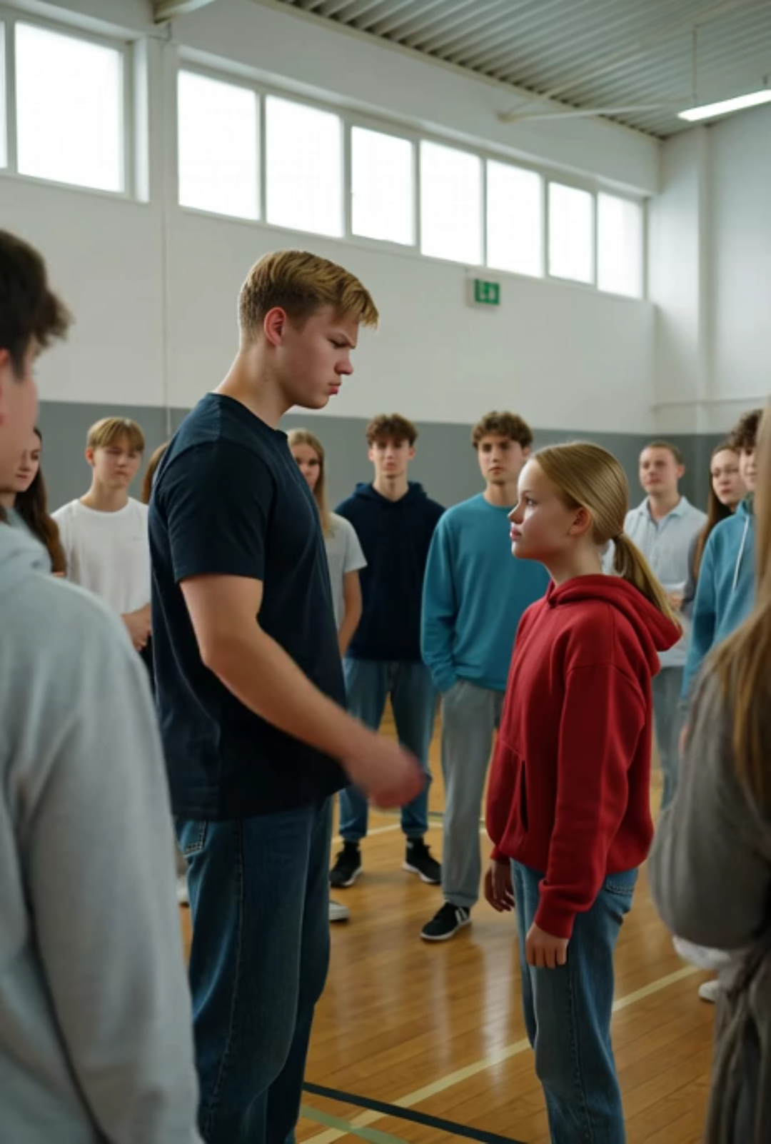 A school bully humiliated a poor student in front of the entire school and threatened her, without knowing who she really was—or what would happen to him the very next second...2026