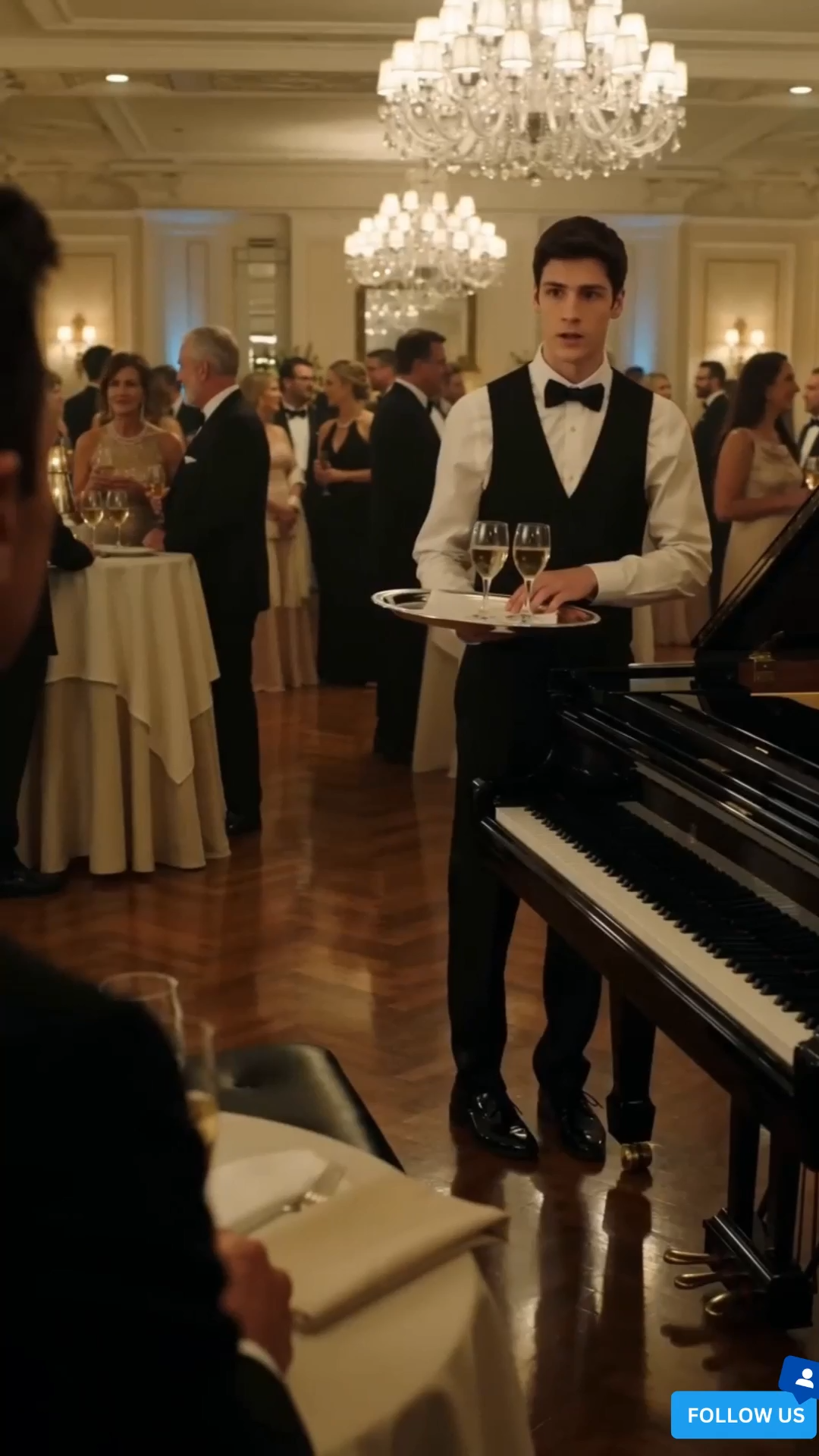 “The Waiter Who Silenced the Room”