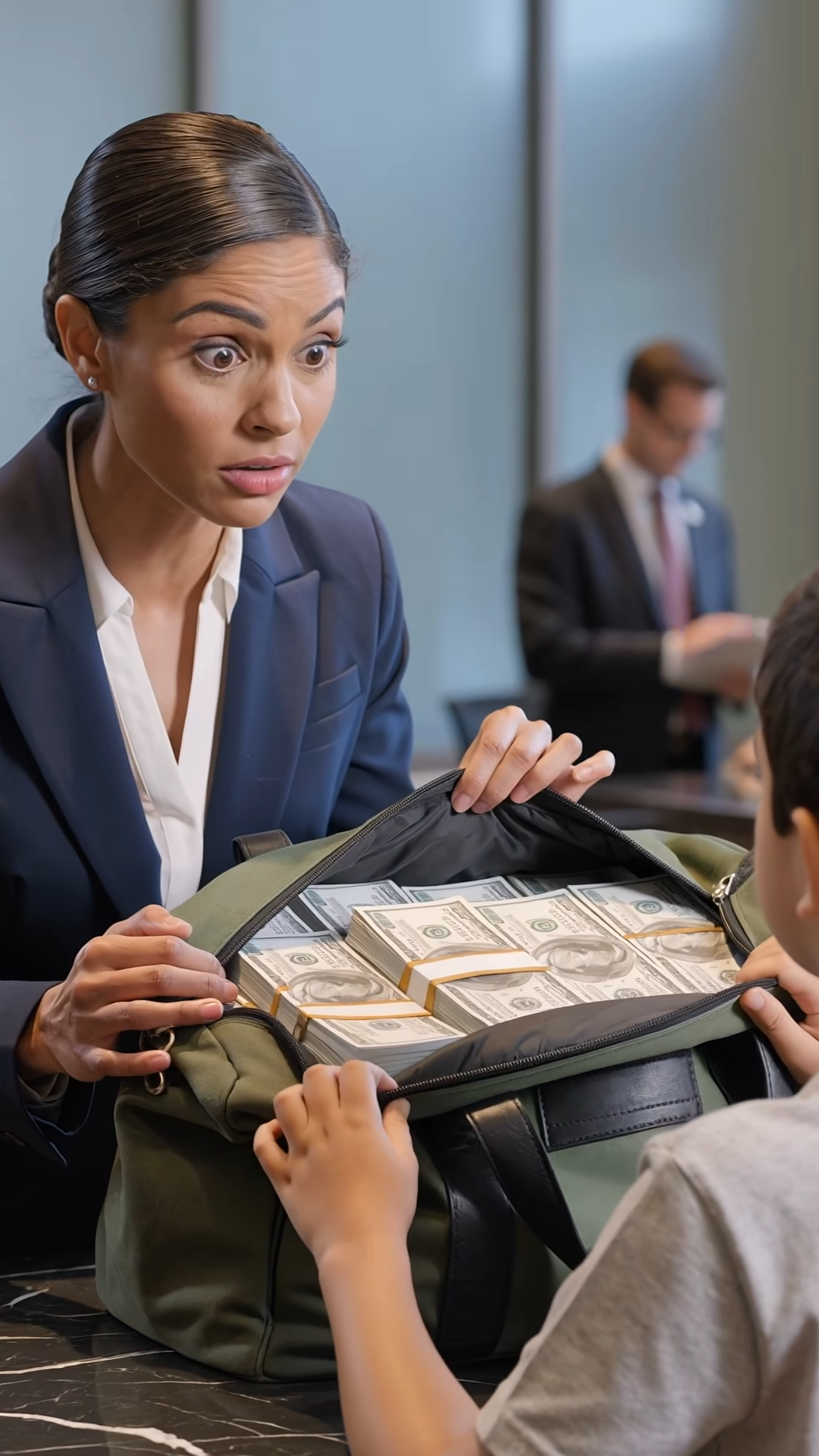 “The Boy Walked Into a Bank With a Fortune… And Pointed at a Killer”