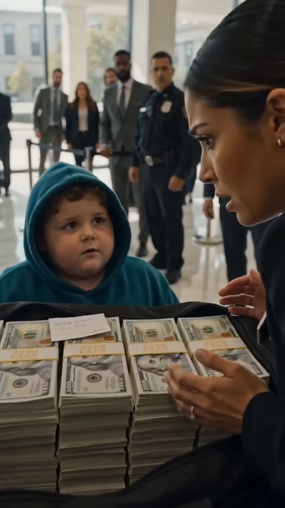 “The Five-Year-Old Who Walked Into a Bank With a Secret No One Was Ready For”