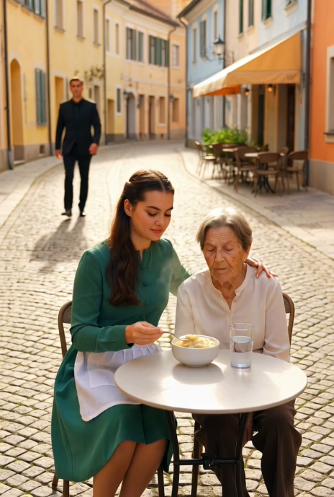 A Billionaire Saw a Waitress Feeding His Mother… What Happened Next Changed Everything