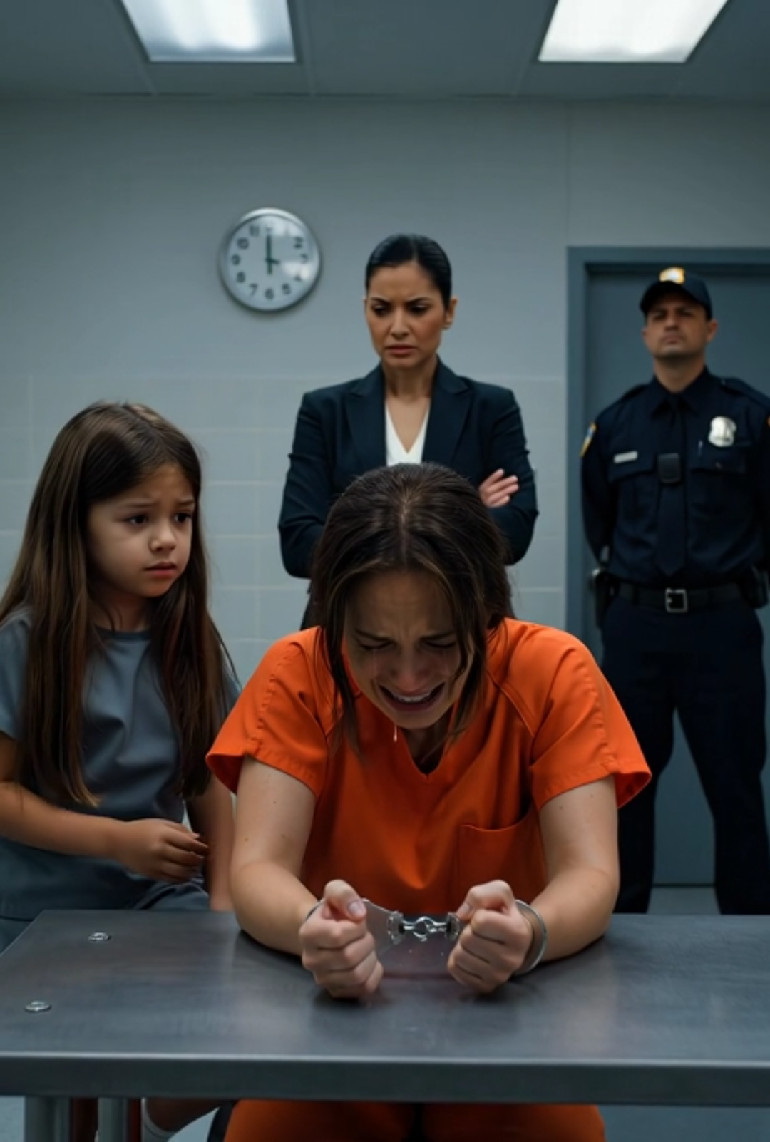 “A mother awaiting execution asked for one last meeting with her daughter… and what the child whispered changed everything.”