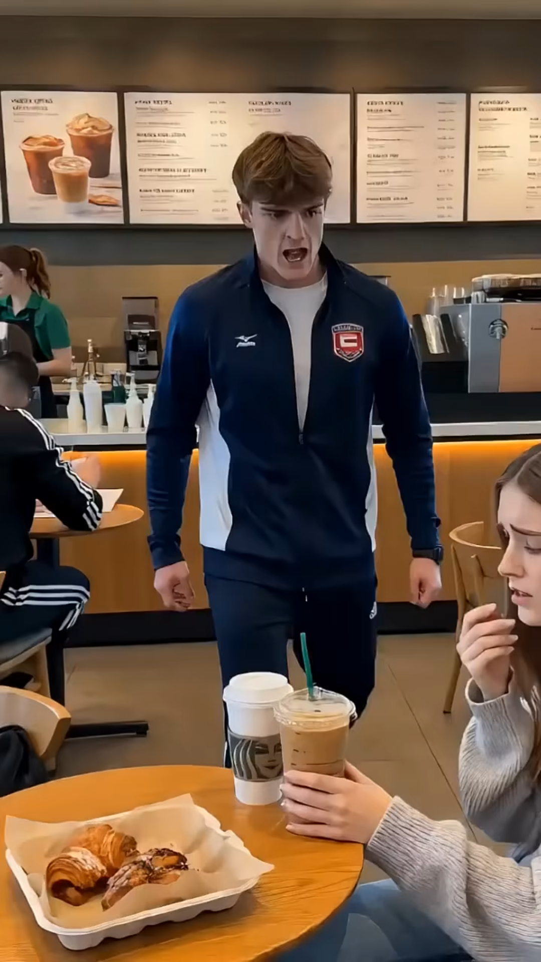 “He Slapped Her in Starbucks… Then a Stranger Proved She Was His Sister”