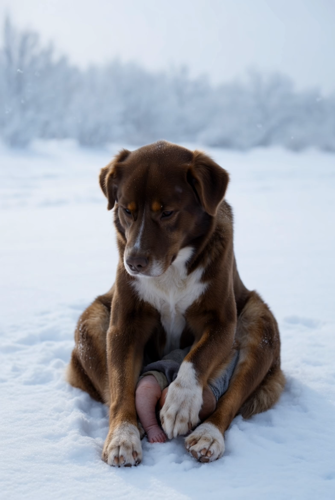 The Dog Who Refused to Leave… and Saved a Life