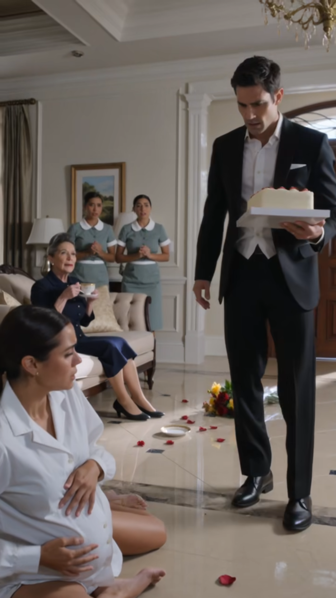 He Came Home With Flowers… And Found His Wife Breaking on the Floor