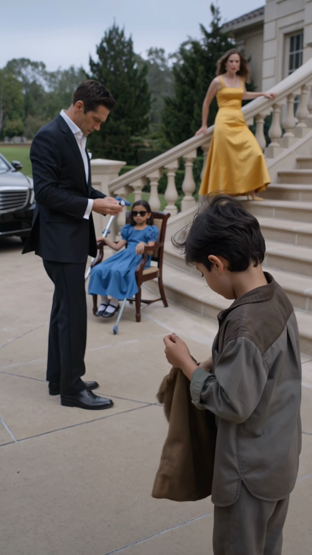 The Day a Barefoot Boy Exposed the Perfect Family Lie