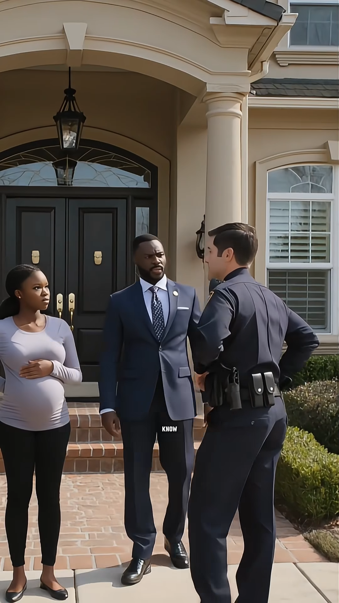 He Questioned a Pregnant Woman at Her Door—Then Her Husband Walked Out as the New Police Chief