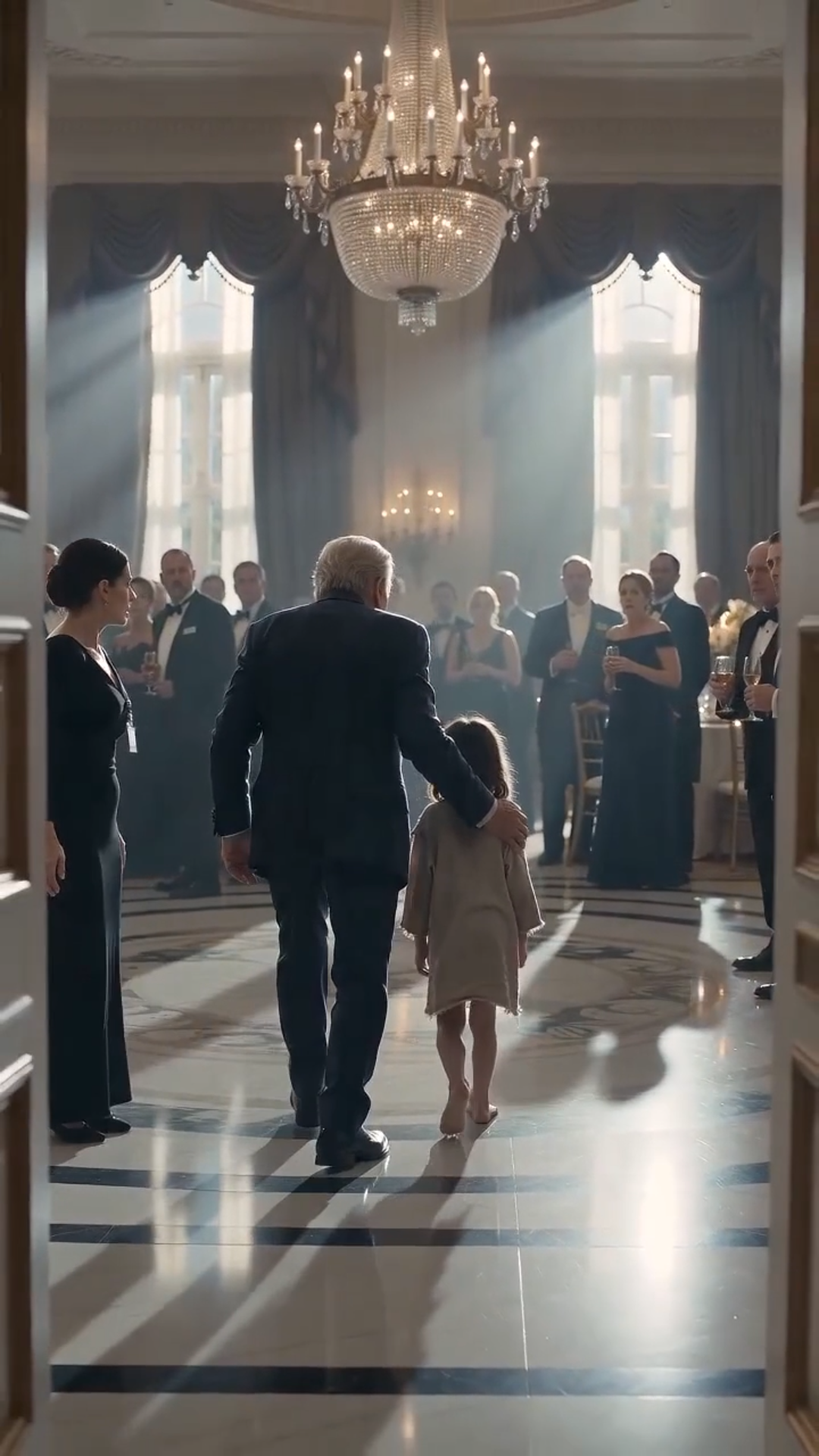 "The Little Girl Nobody Wanted Inside… Until One Man Saw Her Necklace"