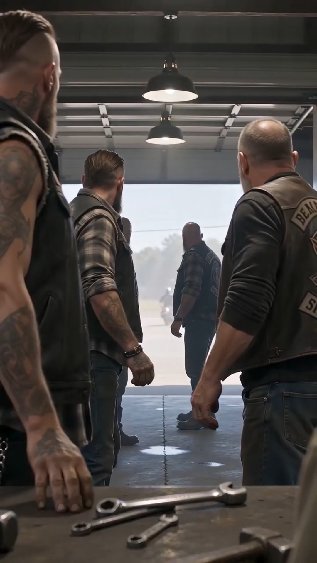 The Biker Garage Went Silent When the Boy Said His Father's Name—Twenty Years Later, a Promise Was Finally Kept