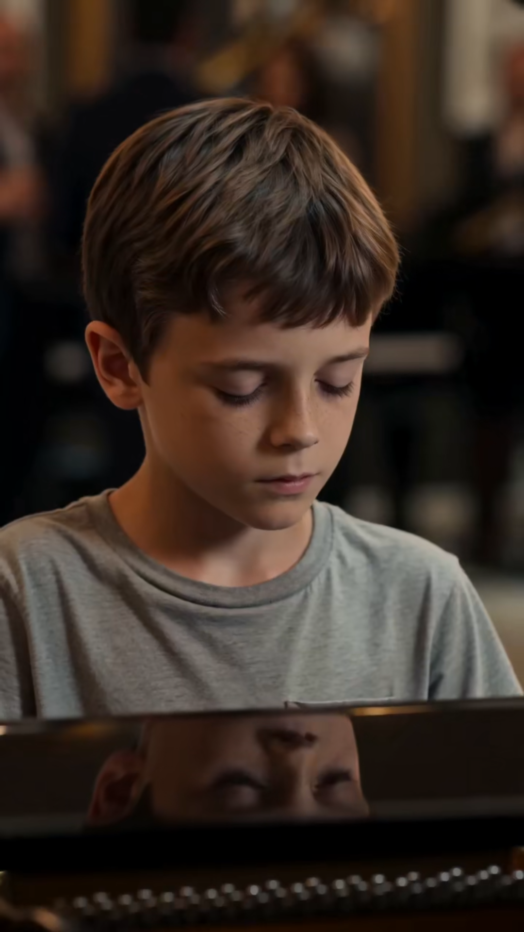 The Poor Boy Everyone Mocked at the Piano Showroom — Until the Manager Called Him “Young Master”