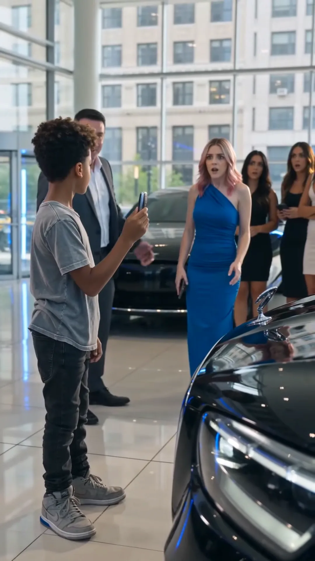 THEY THOUGHT HE DIDN’T BELONG IN THE SHOWROOM