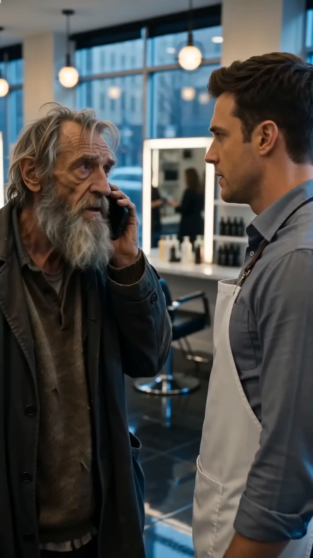 HE WALKED INTO A LUXURY SALON WITH ONLY TWO DOLLARS