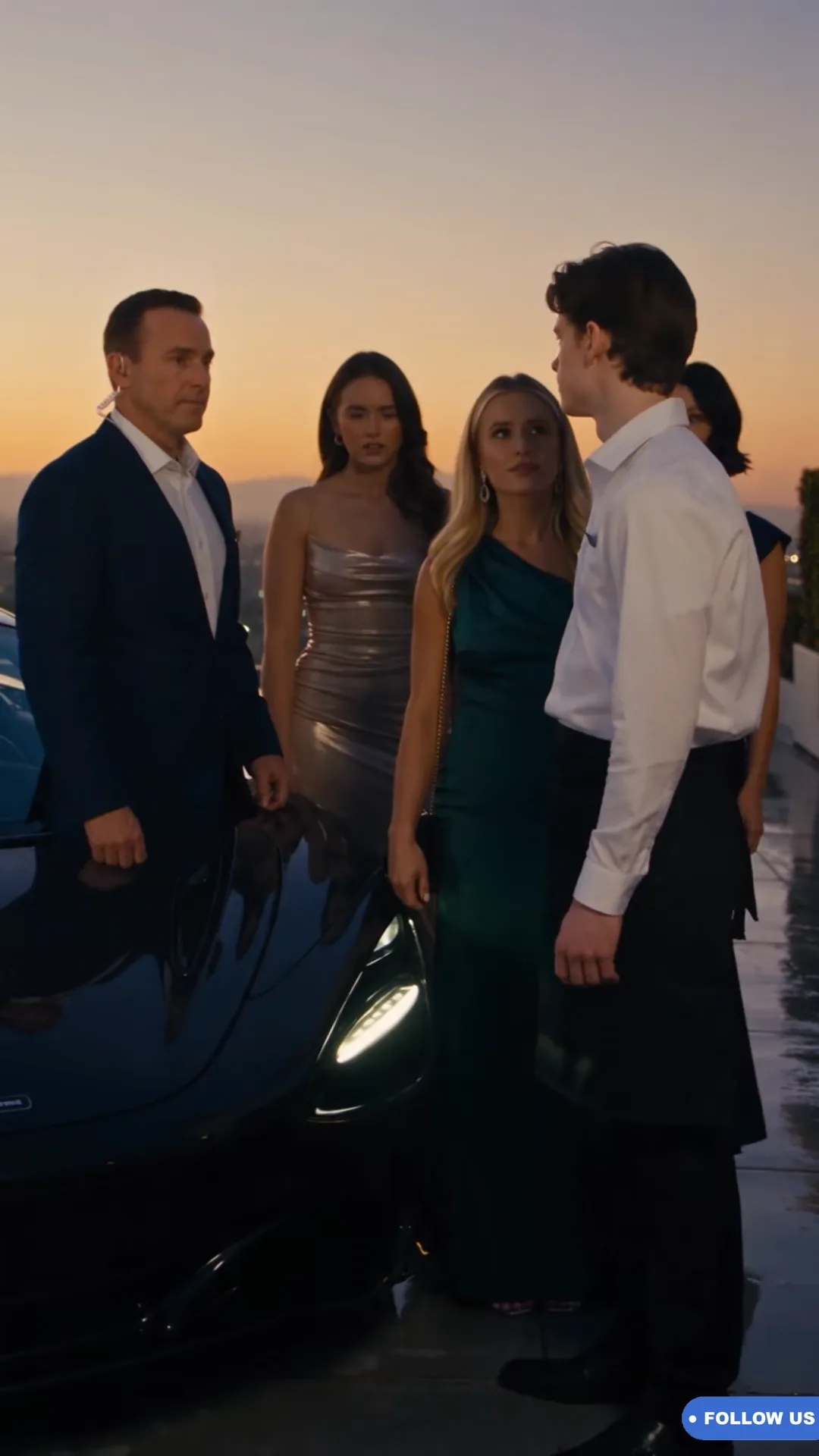 THE WAITER THEY LAUGHED AT BESIDE THE SUPERCAR