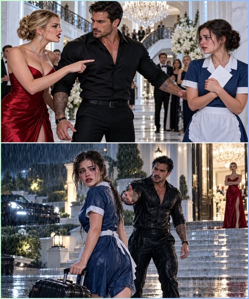 The Curvy Maid Walked Away When the Mafia Boss Announced His Engagement, but the Secret He Followed Her Into the Rain to Reveal Changed Everything