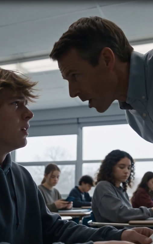 His Teacher Ripped Caleb’s Worksheet Apart and Humiliated Him Before the Class—But the Student Recording Exposed Why That Paper Terrified Him