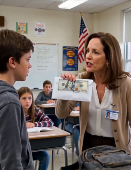 My Teacher Called Me a Thief Because My Mother Scrubbed Floors—Then the Missing Field Trip Money Appeared Beneath Her Own Binder