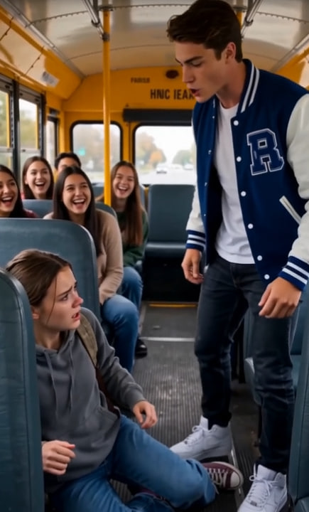 He Dragged Emily Into the Bus Aisle and Mocked Her “Garbage Family”—Then the Driver Changed Route Because the District Was Already Waiting