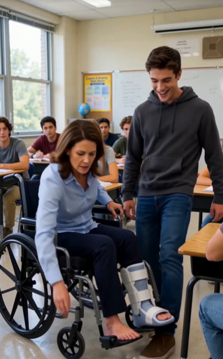 A Student Kicked Chalk Away From His Injured Teacher and Mocked Her Wheelchair—Then a Secret Recording Exposed Why He Thought the School Would Protect Him