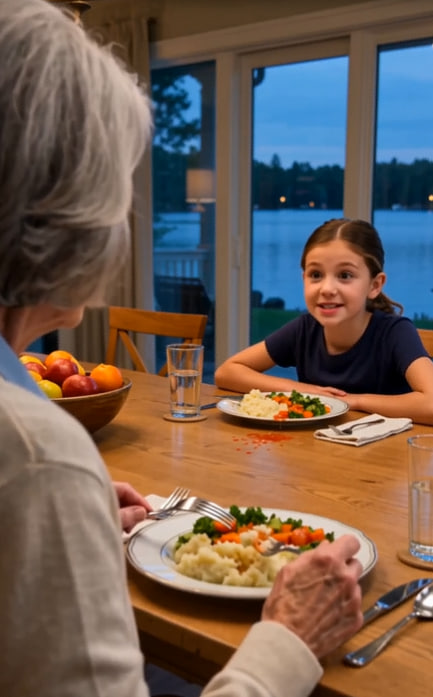 Her Granddaughter Spat on Her Dinner and Called It a Joke—Then Diane Used Her Late Husband’s Brass Key and Found the Secret Behind Their Cruelty