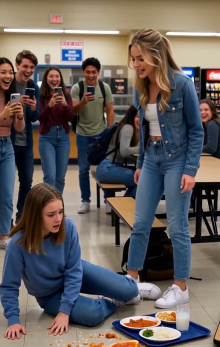 A Rich Girl Kicked Lily’s Lunch Across the Cafeteria—Then Lily Revealed the Video Her Father Had Begged Her Mother to Hide From the School Board