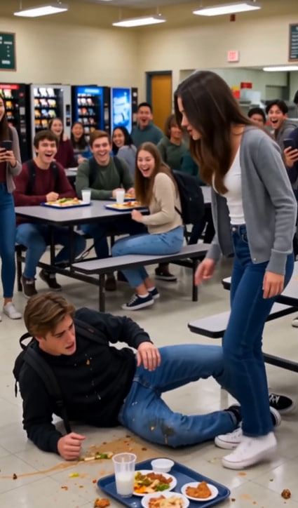 SHE KICKED HIS LUNCH ACROSS THE CAFETERIA FOR A VIRAL LAUGH—THEN NOAH REVEALED THE RECORDING THAT COULD DESTROY HER PERFECT REPUTATION