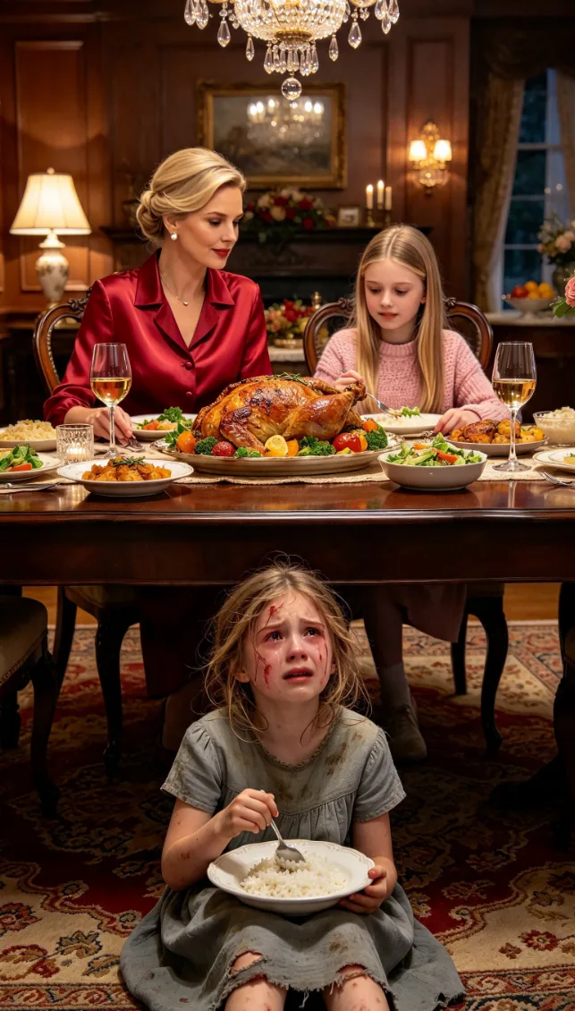 He Returned Home With Two Black Bags and Found His Seven-Year-Old Daughter Crying Over Plain Rice Beneath the Dinner Table—But Her Terrified Whisper Exposed a Family Betrayal He Never Imagined