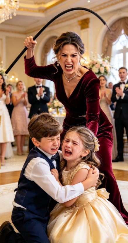 THE NIGHT A WOMAN RAISED A BLACK ROD OVER TWO CRYING CHILDREN AT A WEDDING, THEIR FATHER RAN INTO THE BALLROOM—AND FOUND THE SECRET SHE WAS DESPERATE TO TAKE