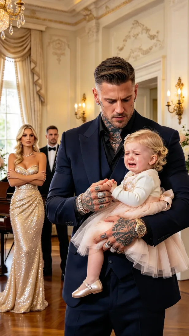 The Blonde Woman Told a Crying Toddler No One Would Save Her—Then Her Tattooed Father Walked In, and One Violent Crash Uncovered a Family Betrayal No One Expected