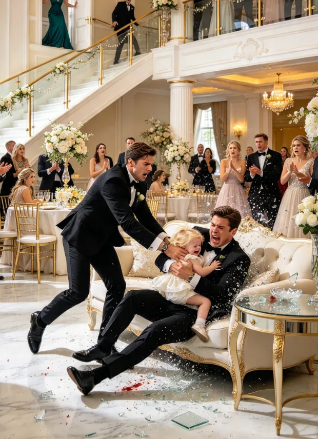 At a Lavish Wedding, a Woman Dropped a Little Girl From a Second-Floor Balcony—But the Man Who Caught Her Uncovered a Terrifying Family Secret No One Was Supposed to Find