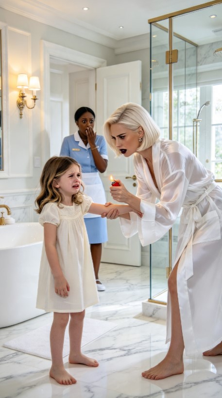 THE LITTLE GIRL BEGGED HIM NOT TO BELIEVE HIS NEW WIFE—THEN A RED LIGHTER ON THE MARBLE FLOOR EXPOSED WHAT HIS FAMILY HAD BEEN PLANNING