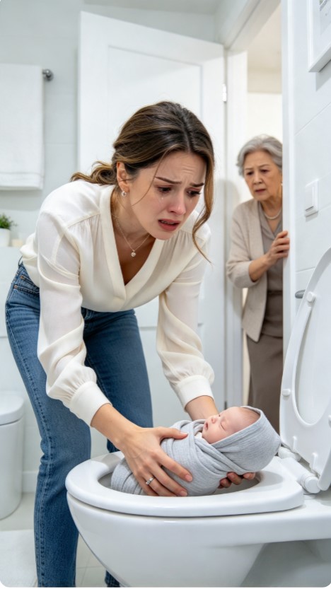 When She Found Her Mother-in-Law Standing Over Her Newborn in the Bathroom, a Mother's Desperate Rescue Exposed the Quiet Plan to Take Her Child and Her Home