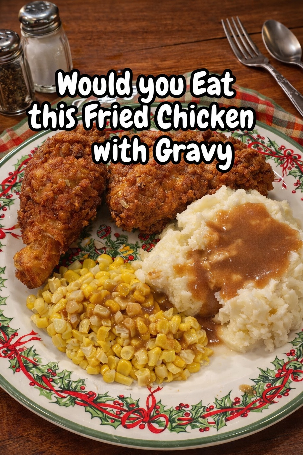 Fried Chicken with Gravy
