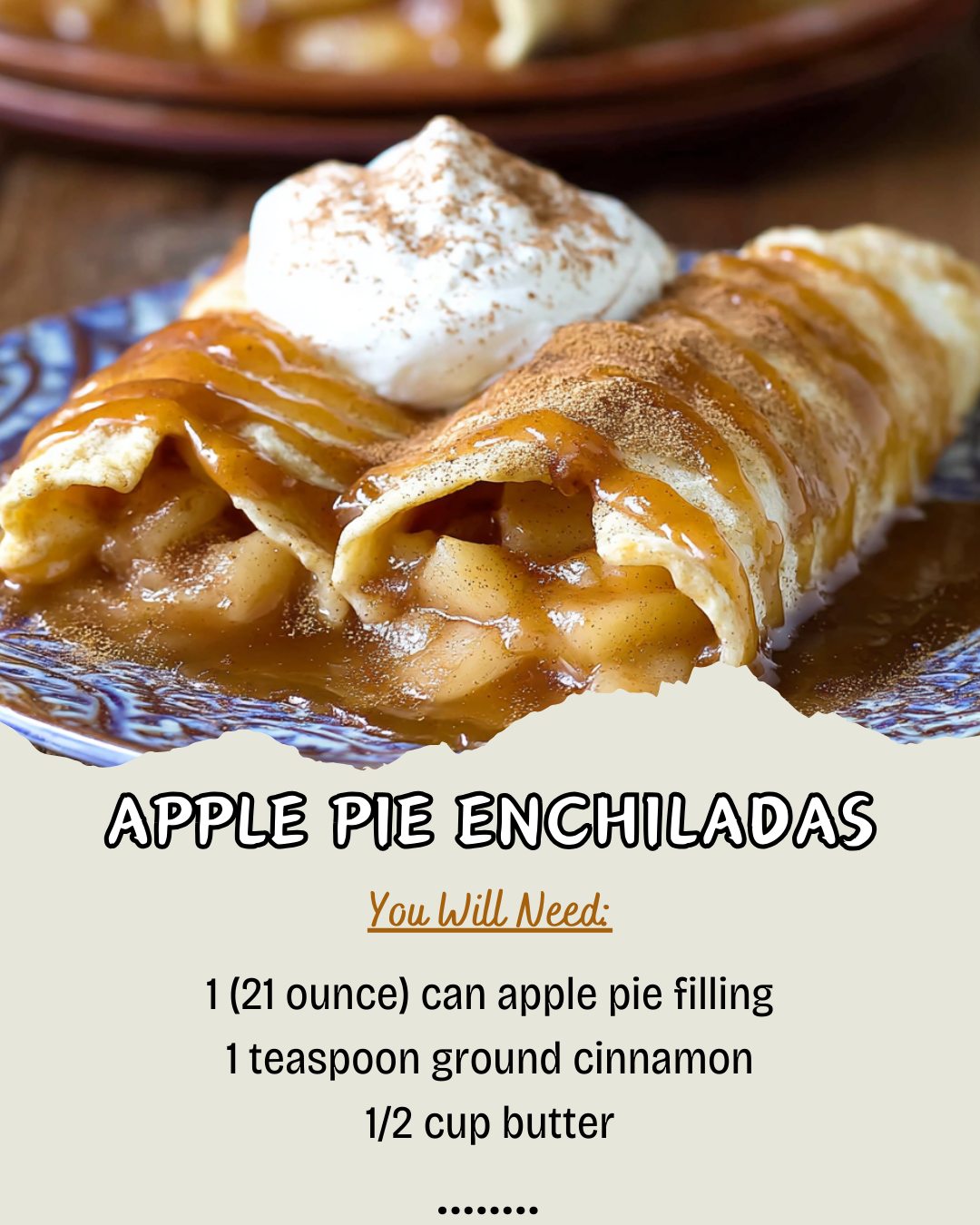Apple Pie Enchiladas