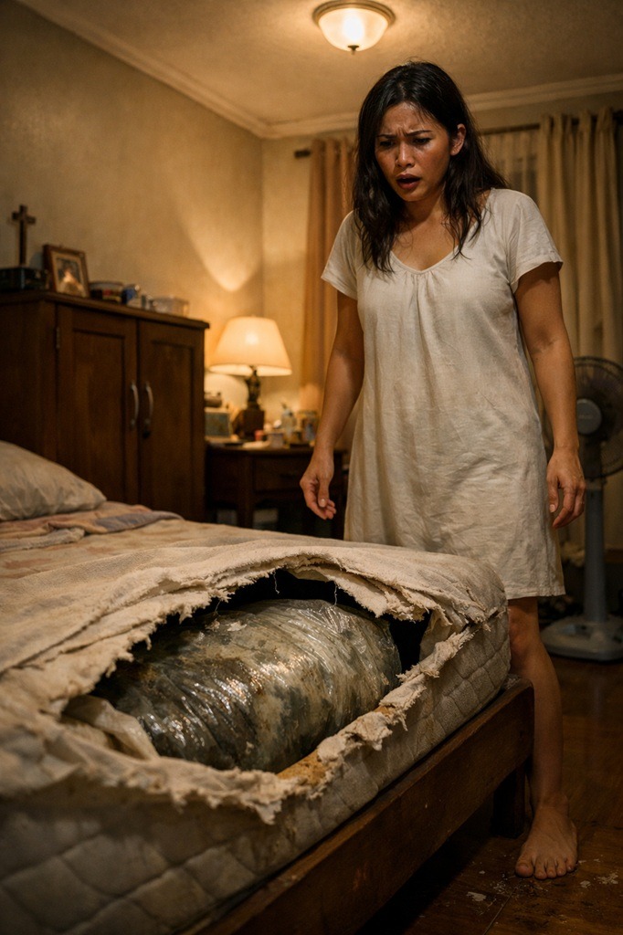 For the past three months, every night I have been smelling a strange smell. It’s not a typical body odor. It was like the smell of mold mixed with a strong, pungent smell clinging to the blankets, to the bedsheet, and especially to the part of the bed where Miguel was sleeping.