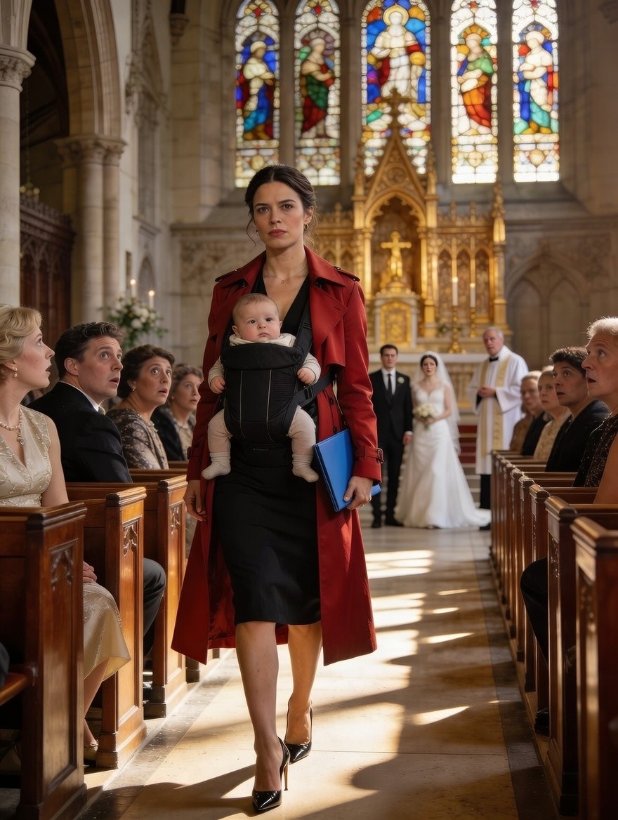 Six Weeks After My Husband Vanished and Left Me and Our Newborn in a Freezing Snowstorm, I Walked Into His Wedding Carrying the One Thing He Never Expected Me to Have
