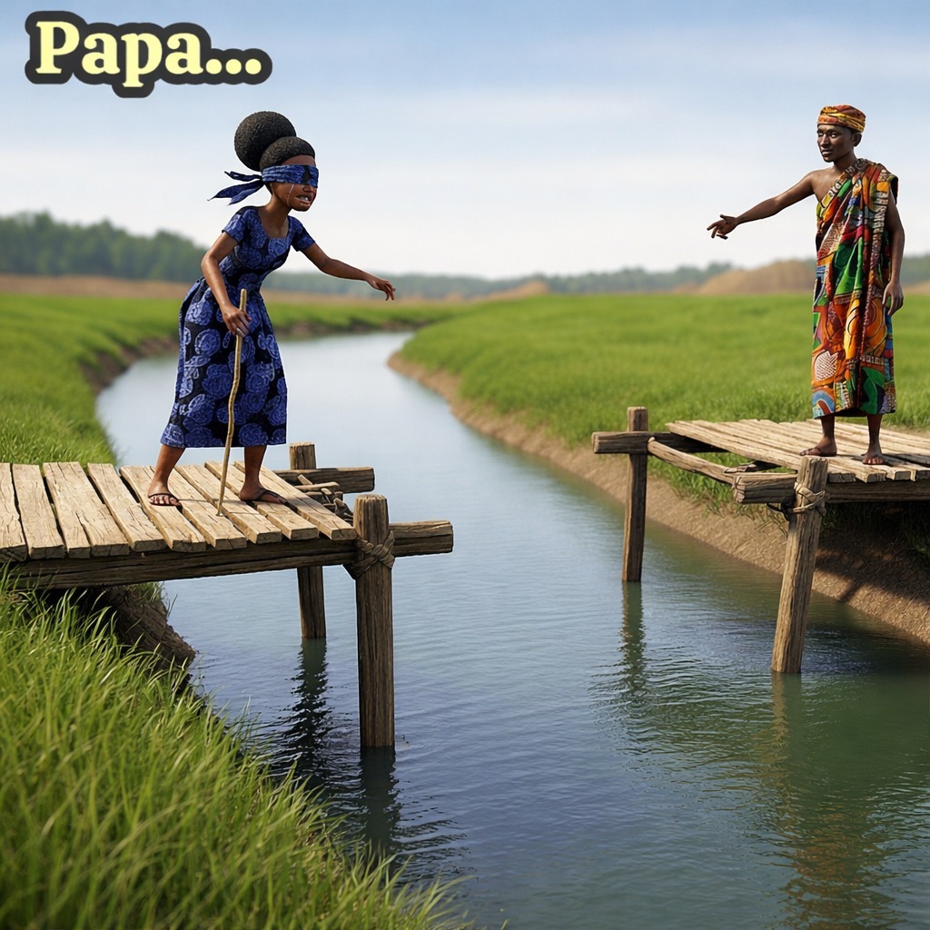 He Took His Blind Daughter To A Bridge, What Happened Next Shocked The Village…