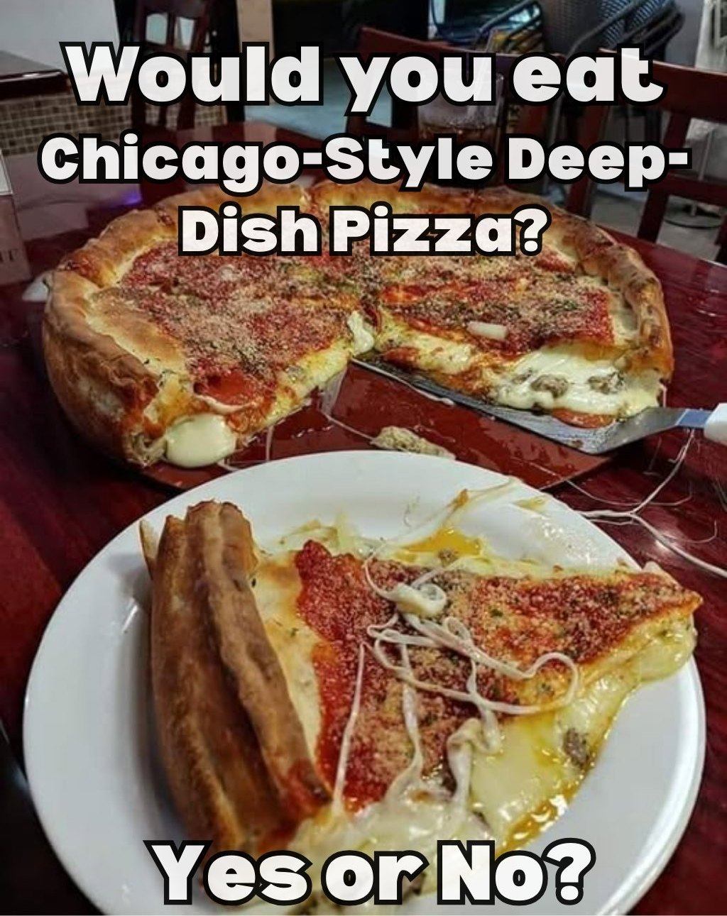 HOMEMADE CHICAGO STYLE DEEP DISH PIZZA