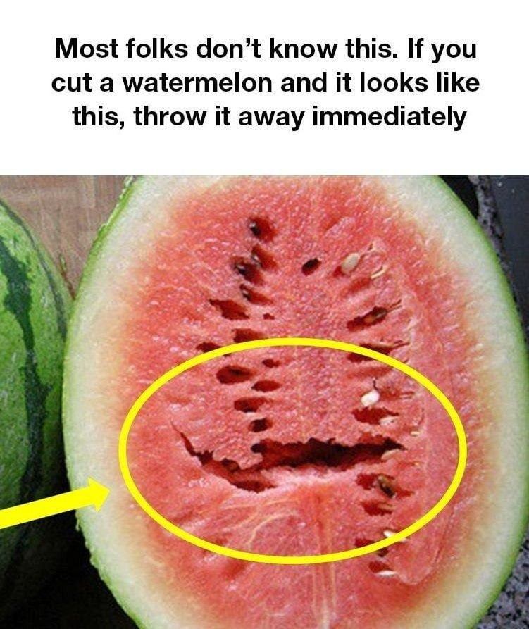 If You Open a Watermelon and See This