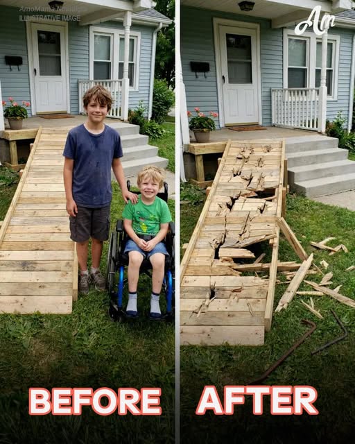 My Son Built a Ramp for the Boy Next Door – Then an Entitled Neighbor Destroyed It, but Karma Came Faster than She Expected