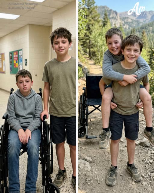 My 12-Year-Old Son Carried His Wheelchair-Bound Friend on His Back During a Camping Trip So He Wouldn't Feel Left Out – The Next Day, the Principal Called Me and Said, 'You Need to Rush to School Now'