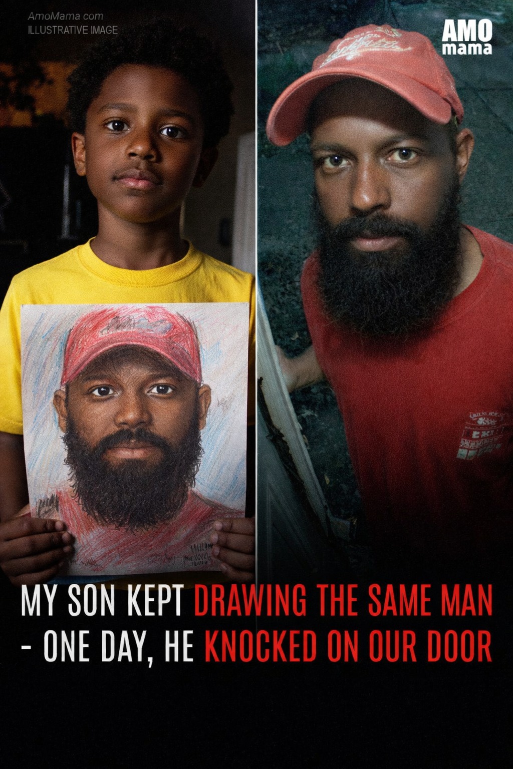 My Son Kept Drawing the Same Man – One Day, He Knocked on Our Door