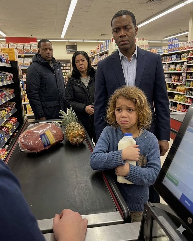 An 8-Year-Old Girl Asked Me to Buy Milk for Her Brother – The Next Day, a Man Who Was Behind Her in Line Showed up at My Door with Security