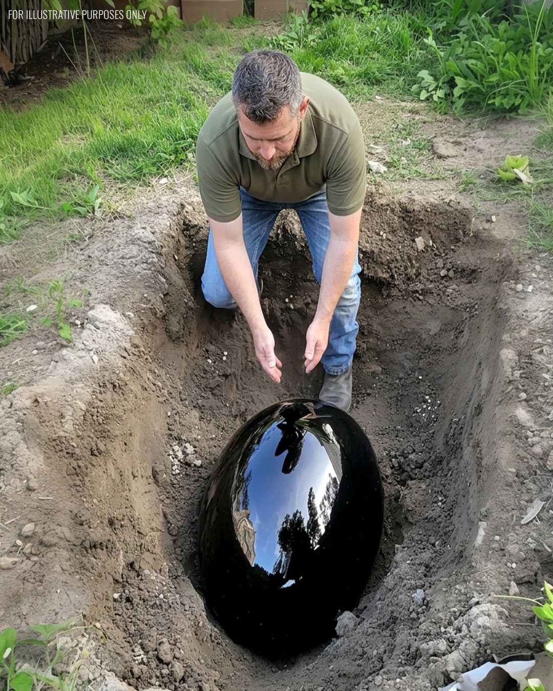 I Returned Early to Surprise My Husband Only to Find Him Burying a Large Black Egg in Our Garden – Its Mystery Brought Us Closer